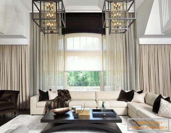 Luxurious interior with modern decor