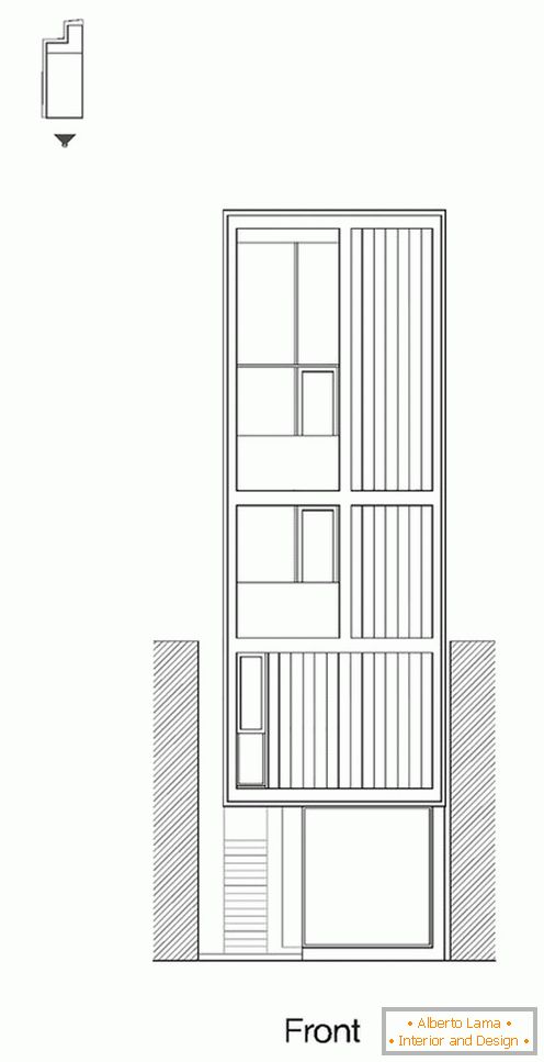Project of the facade of a compact house - фото 4