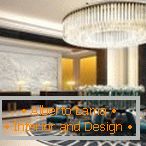 Bas-relief images in the interior of the apartment