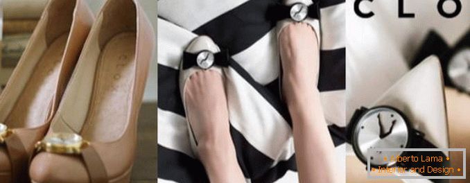 Clock in the interior, like the original decor