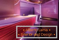 Futuristic saloon bar for airbus from vw + bs and virgin