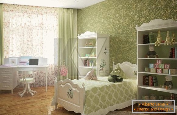 interior of a children's room for a girl 10
