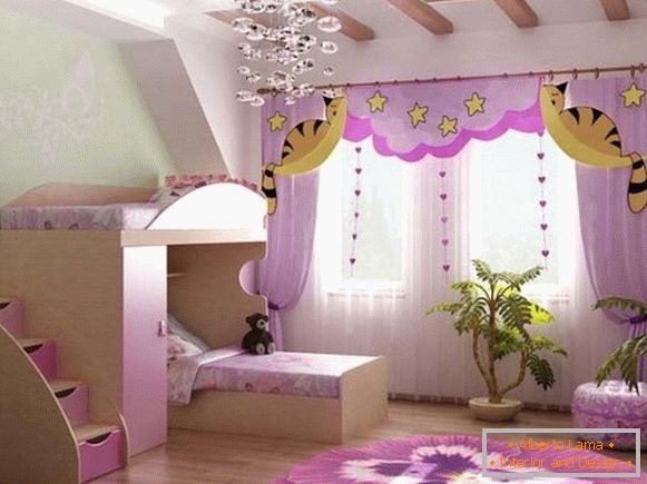 interior of a children's room for a girl 10 лет