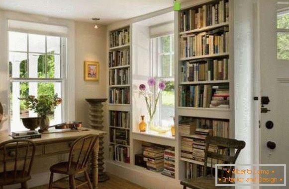 bookcases and libraries for the home, photo 33