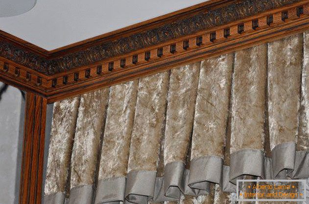 baguette cornices for curtains, wall photo, photo 27