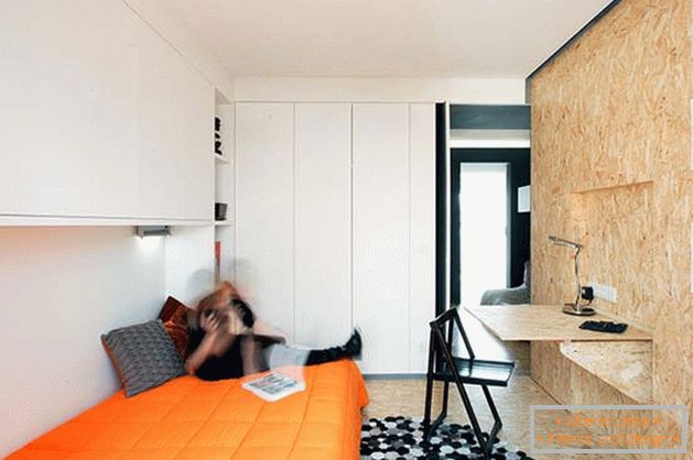 Interior of a small apartment from UMI Collective