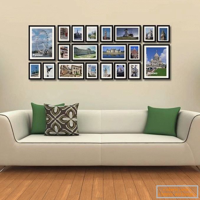 How to make a picture on the wall