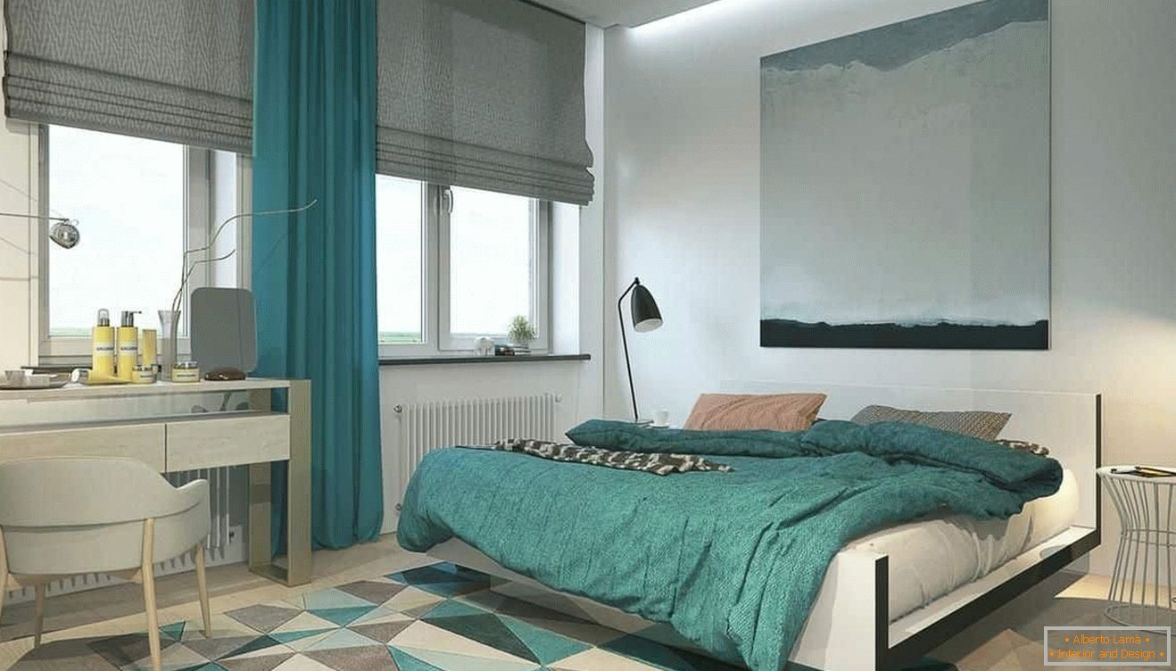 Scandinavian style in the bedroom