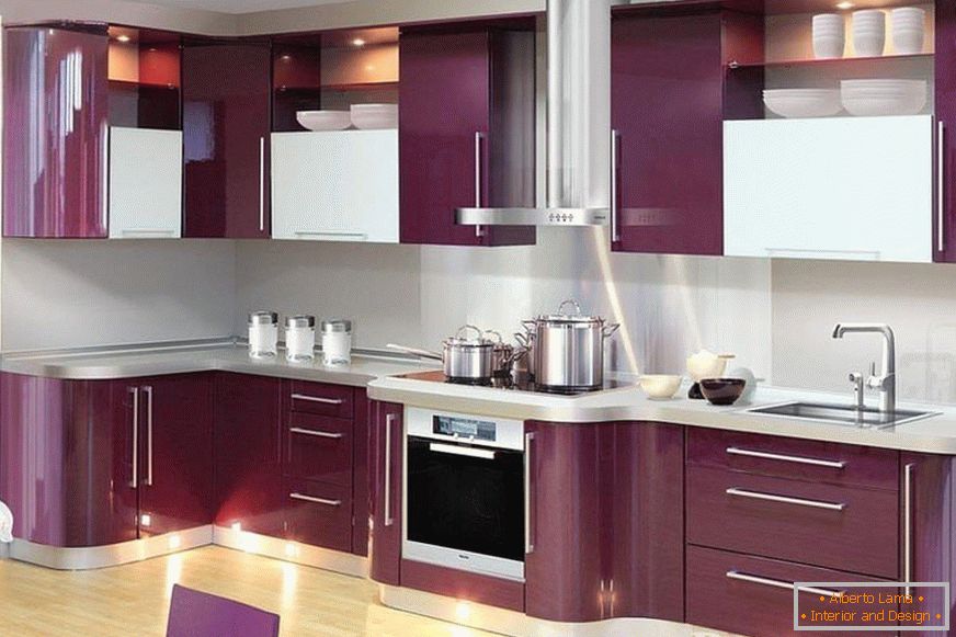 Purple kitchen