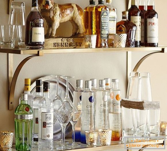 15 ideas for decorating shelves and a bookcase