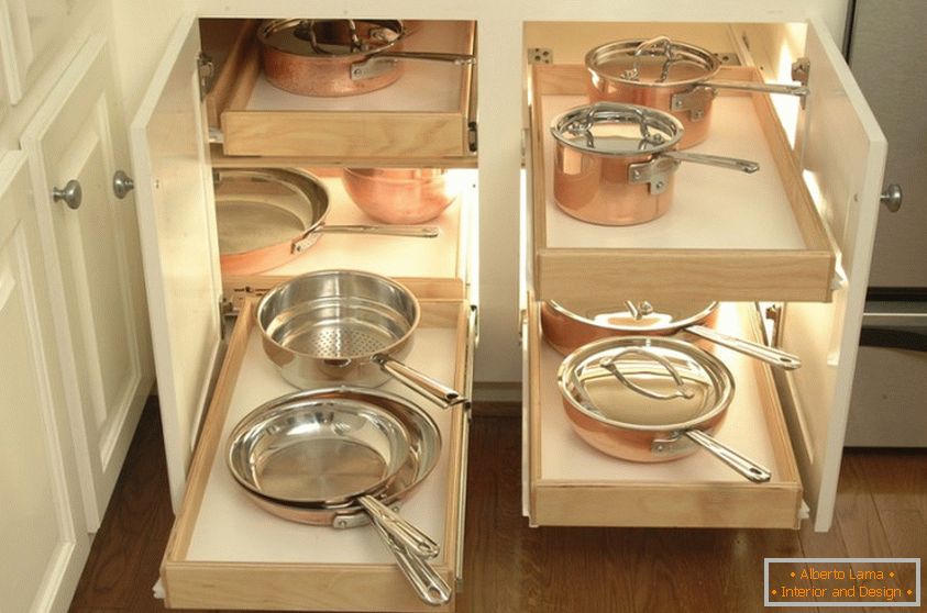 15 most popular ideas for organizing space in the kitchen