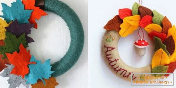 30 ideas how to make an autumn wreath with your own hands -