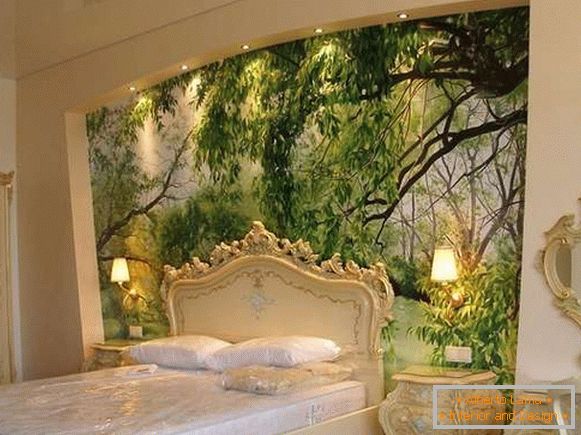 3d wall-papers in an interior - 59 photos in modern