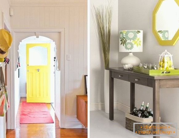Accents of yellow in the interior - a new trend 2016