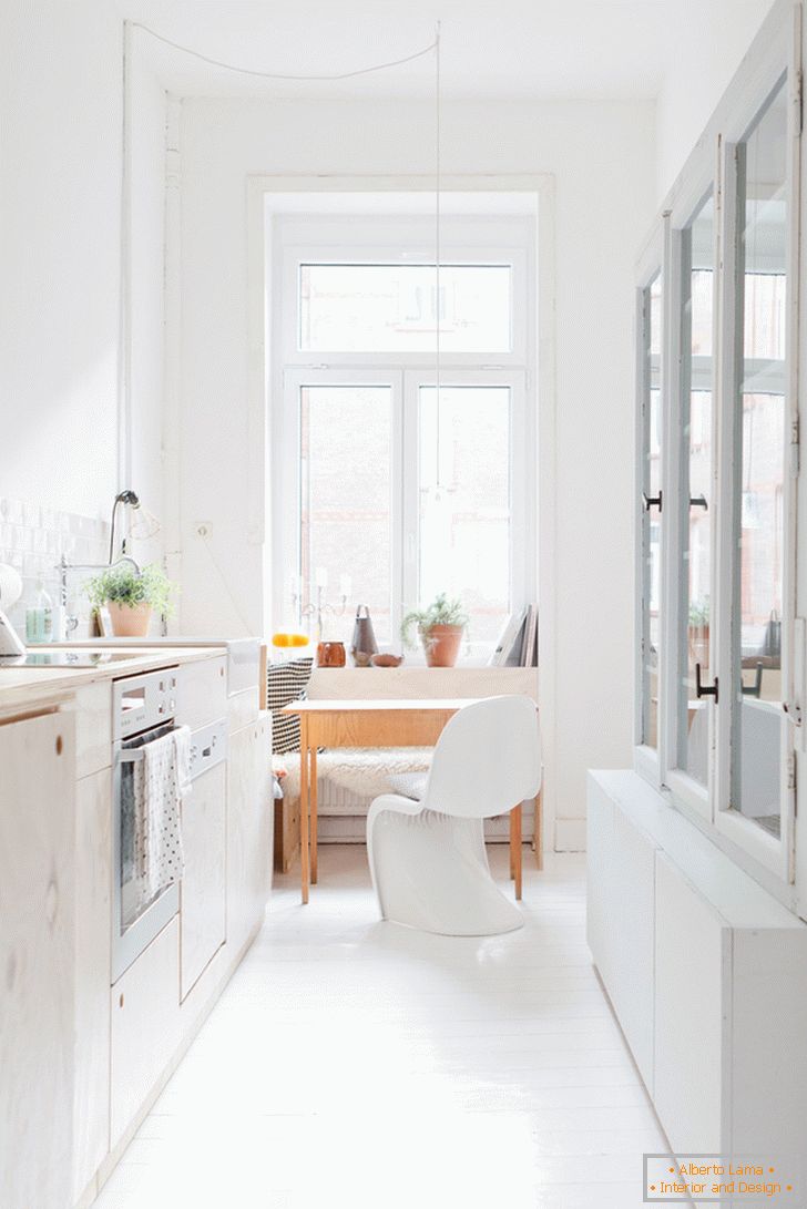 Watercolor design of a small apartment
