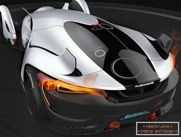 Alienware mk2: futuristic car project