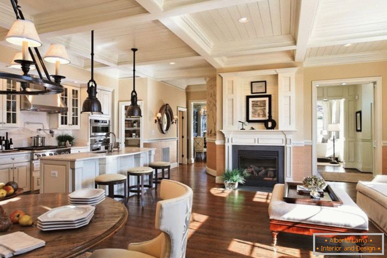 American style in the interior - 75 photos of design ideas
