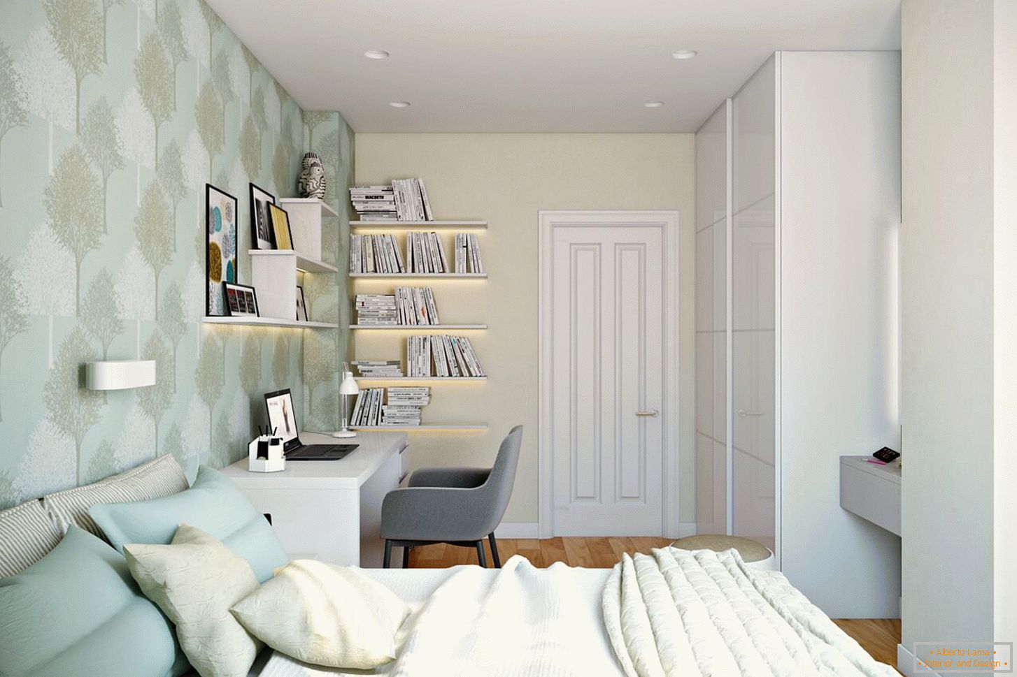 White doors in the interior + 75 photo design ideas