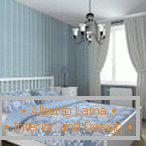 White curtains for creating an air interior +75 photo