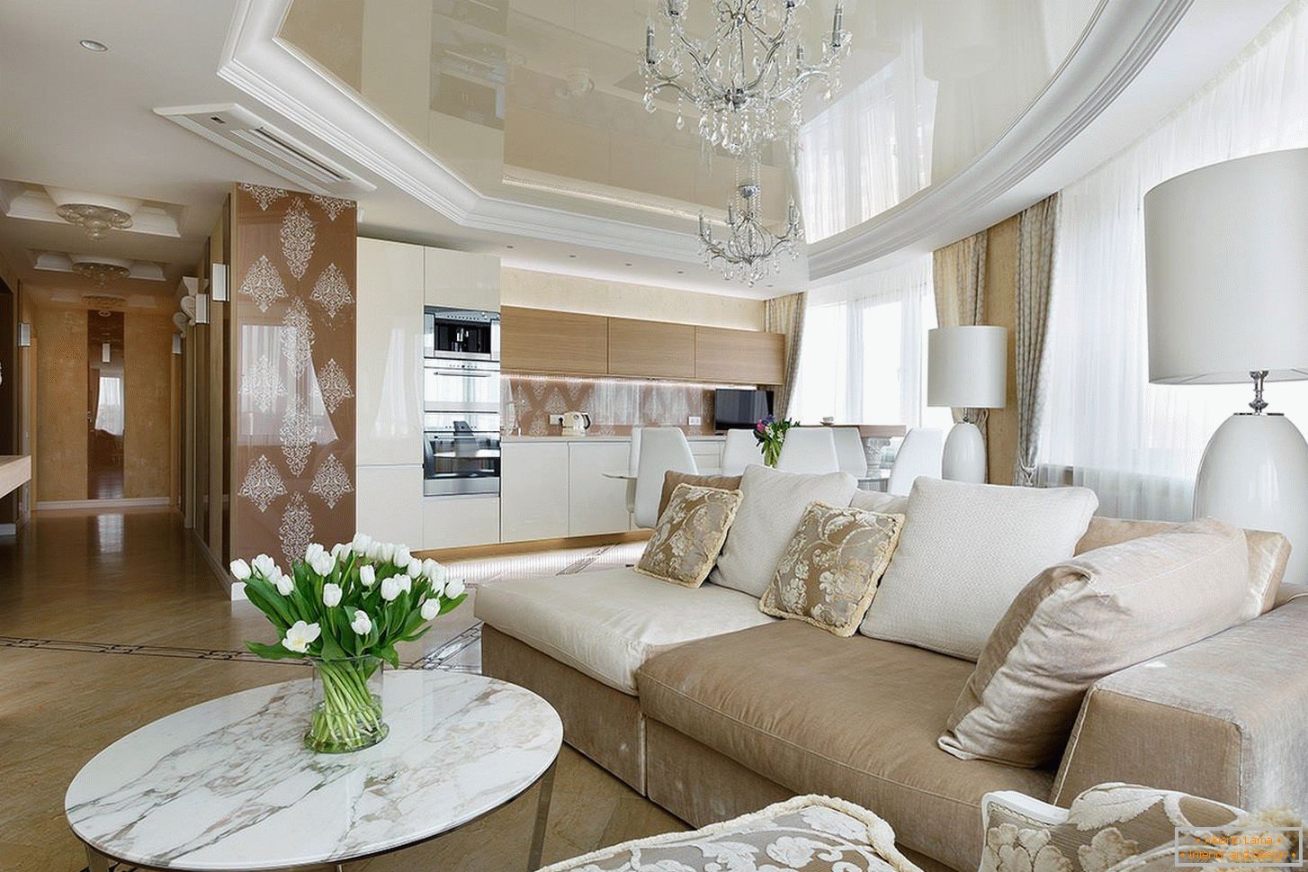 Beige color and its combinations with other colors in the