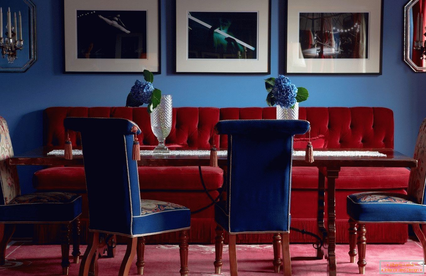 Burgundy color in the interior and its combinations +42