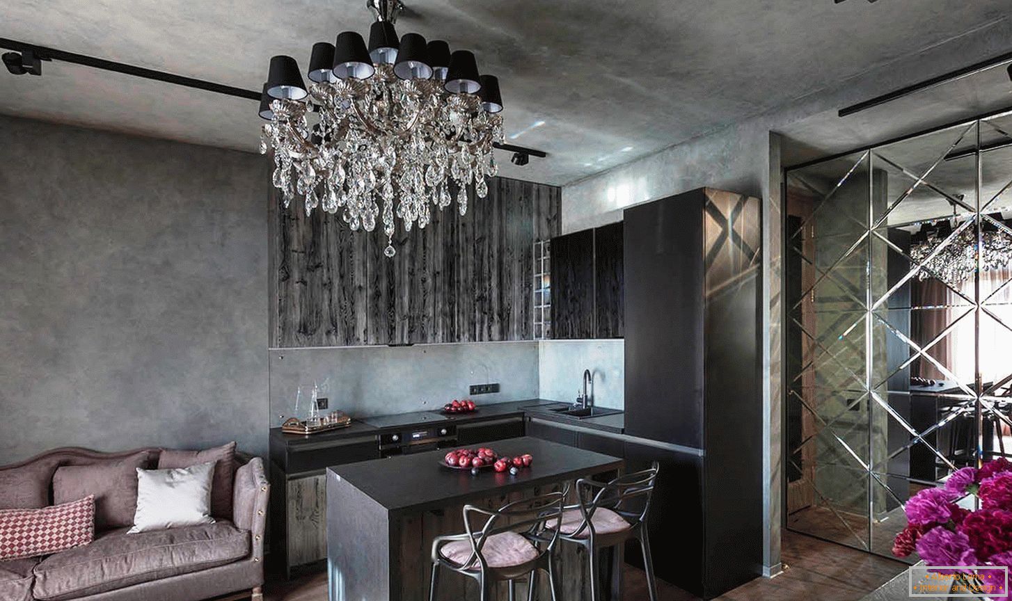 Black color in the interior: ideas of color combination +75