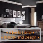 Black ceiling in the interior +75 photo