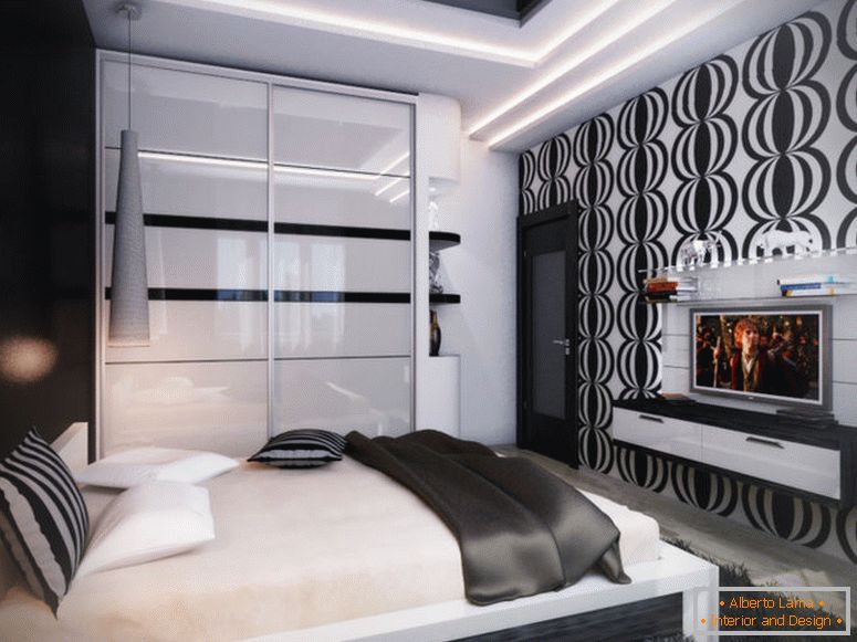 Black and white living room - 55 photos of unusual living