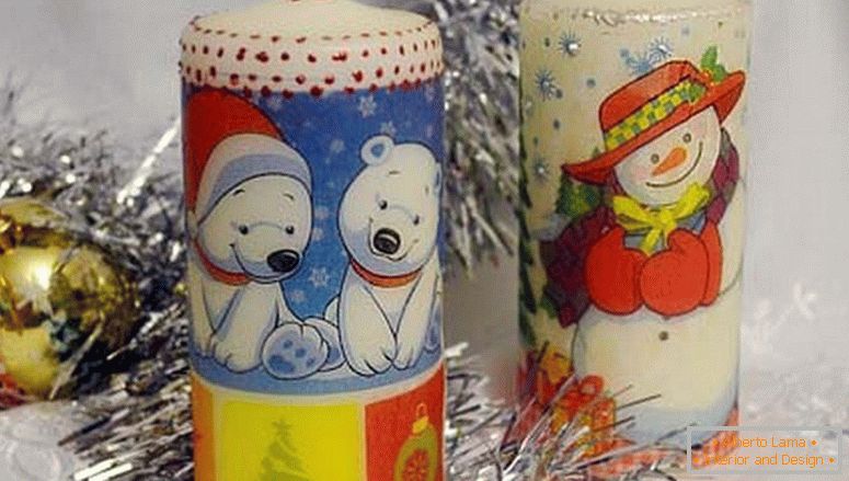Decor candles with their own hands +75 photo