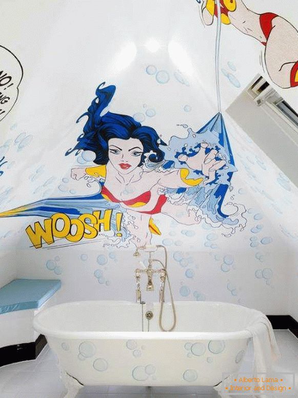 Decorative stickers on the wall - 30 ideas for the interior