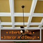 Decorative ceilings: types and ways of decoration