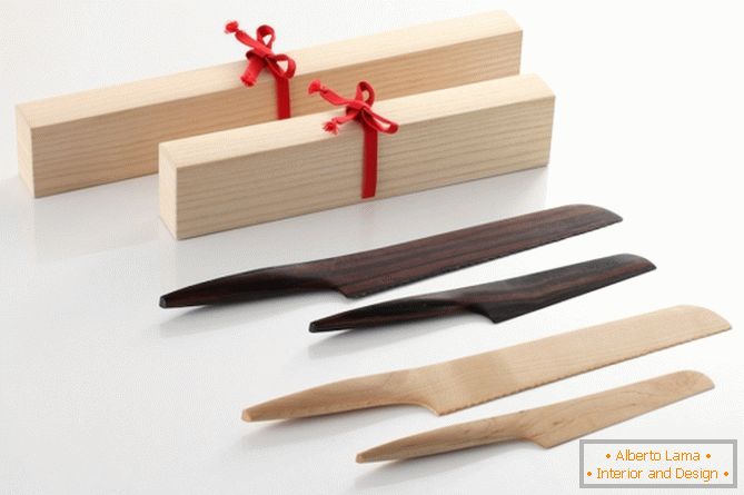 Wooden knives fusion from design studio ponti