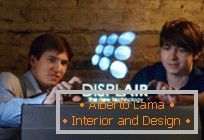 Displair: interactive device projecting hologram