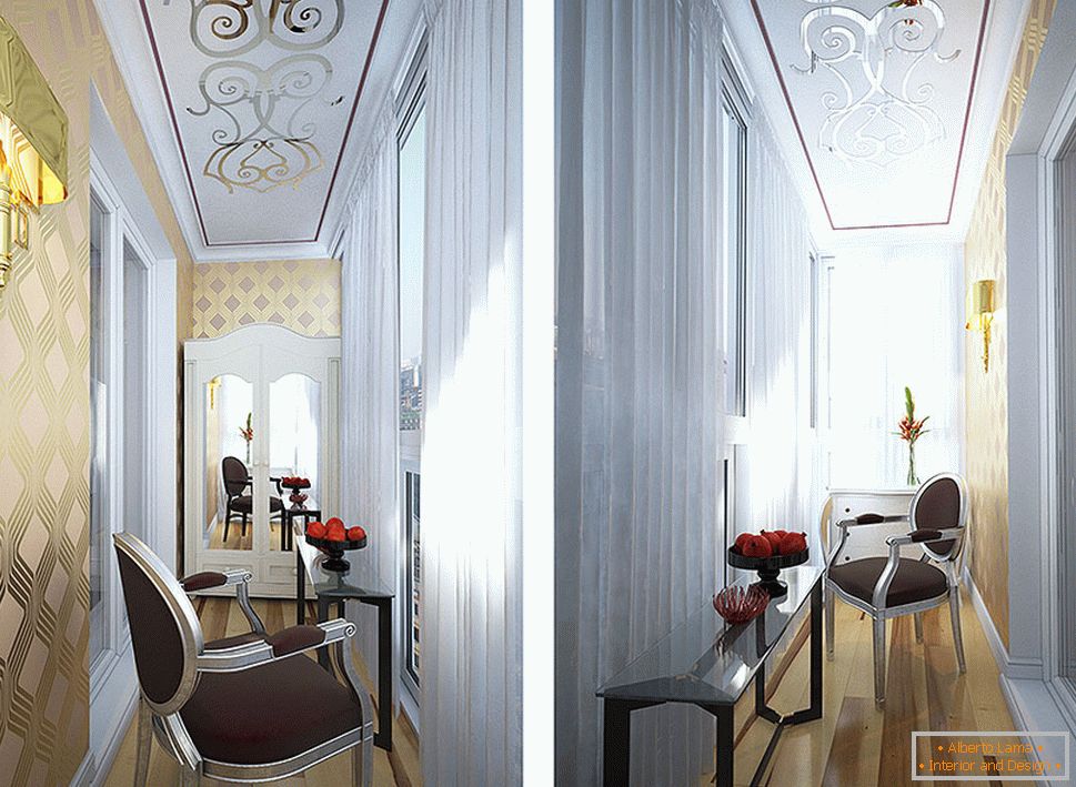 The design of the balcony, 135 photos of beautiful interiors