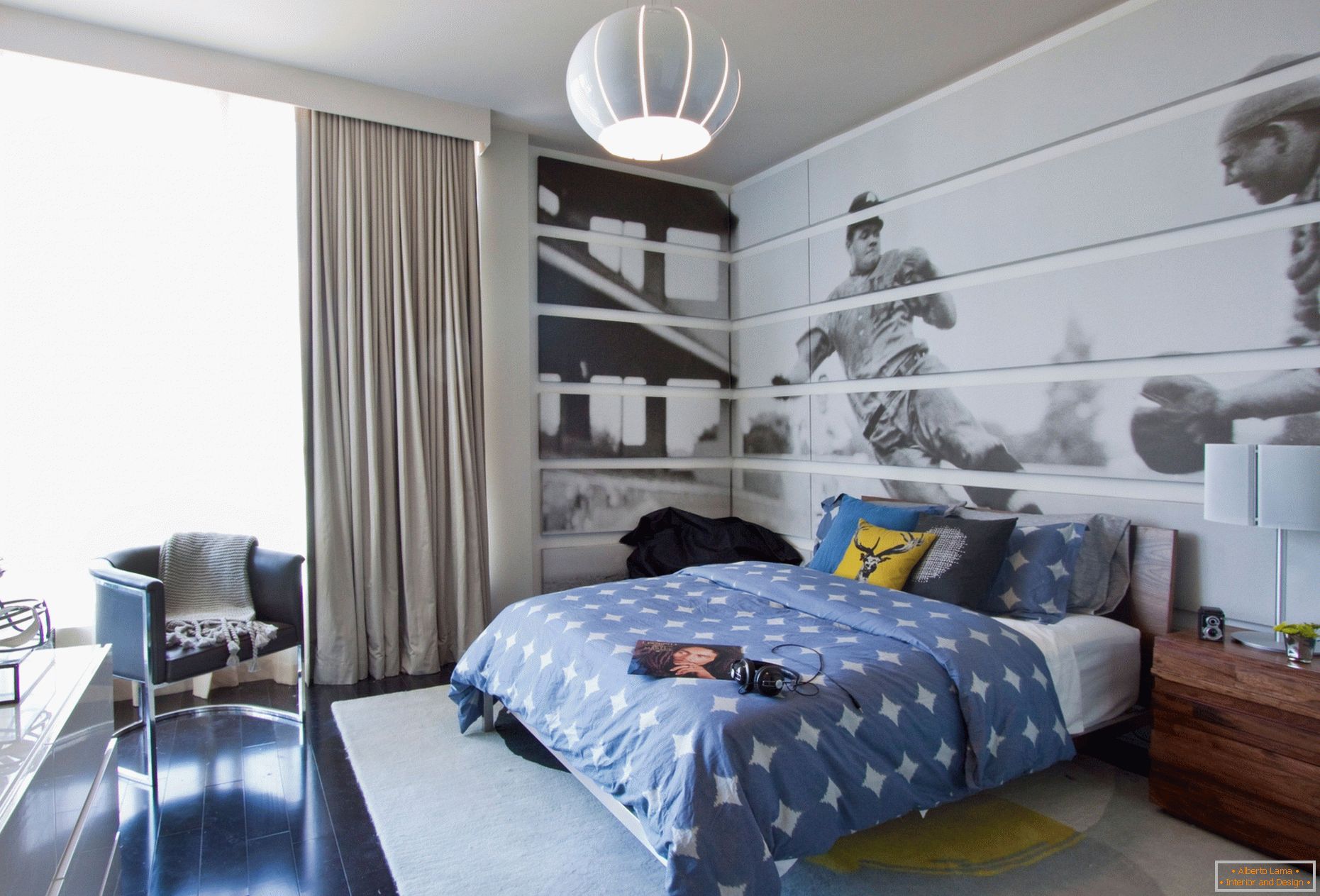 Design a children's room for a boy: create a new world