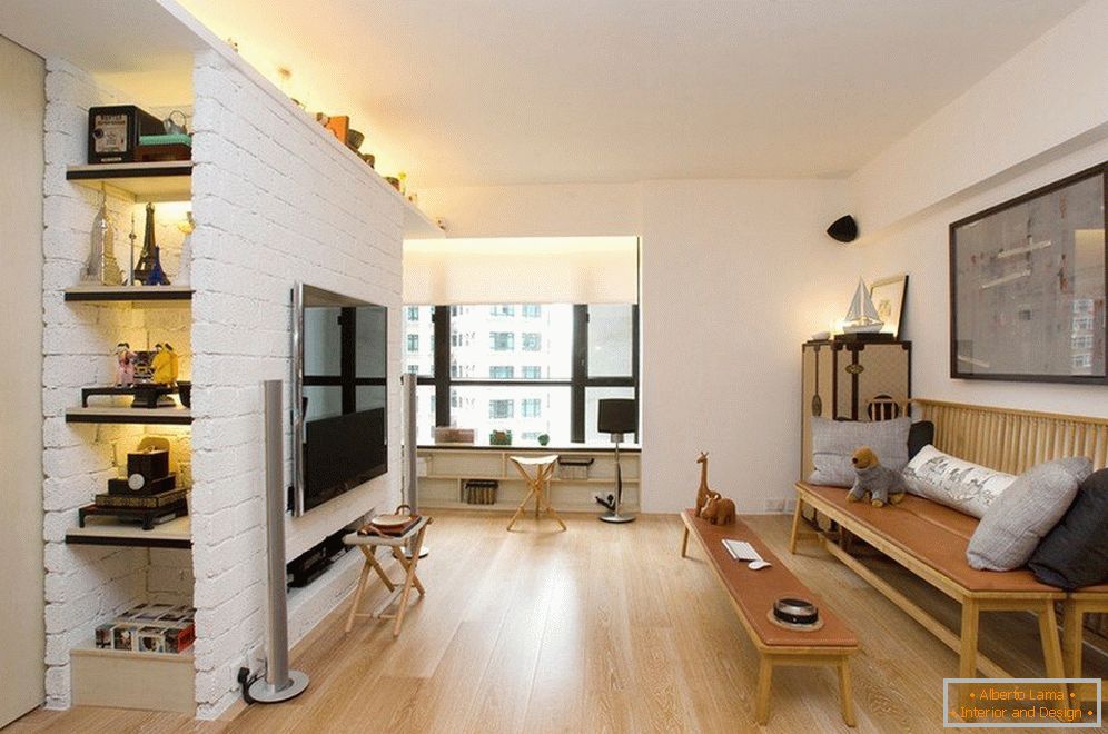 Design of the living room in khrushchev - 30 photos of room