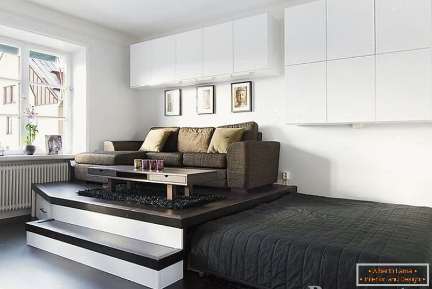 Design of the living room in khrushchev - 30 photos of room