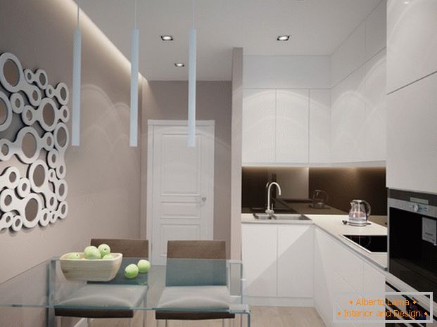 Interior design of modern kitchen: practicality and beauty