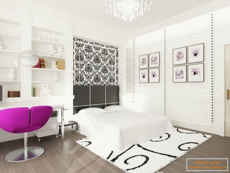 Design rooms for girls - photos and examples of interior