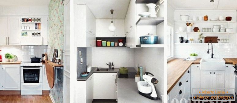 Kitchen design 6 sq. m: interior (+30 photos)