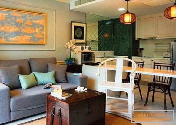 Living room kitchen design: ideas, layout options and trends