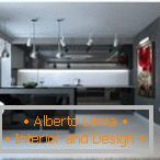 Kitchen design in a modern apartment +75 photo