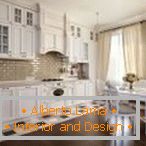 Kitchen design in light colors +75 photo