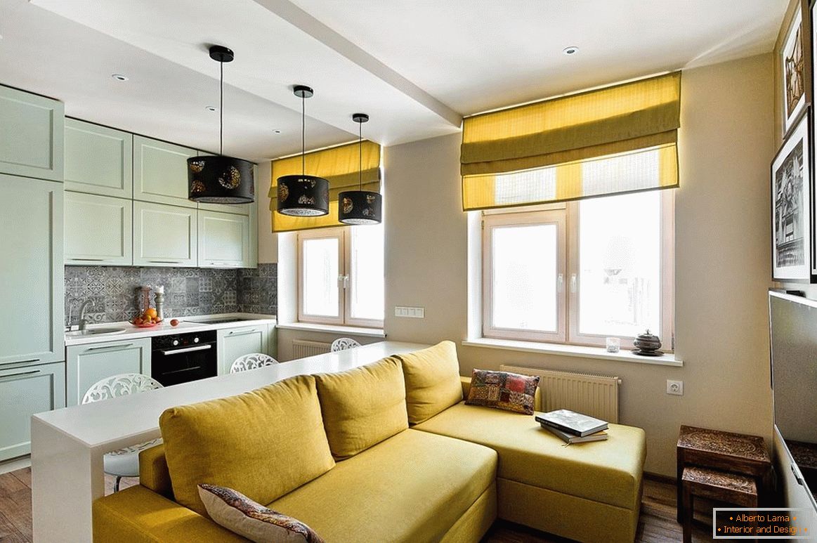 Design apartment 46 square. m