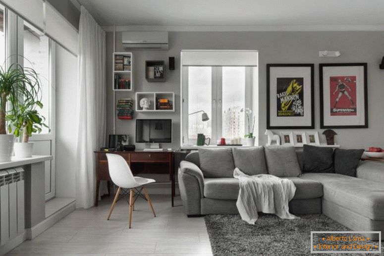Design studio apartments - best photos ideas and novelties
