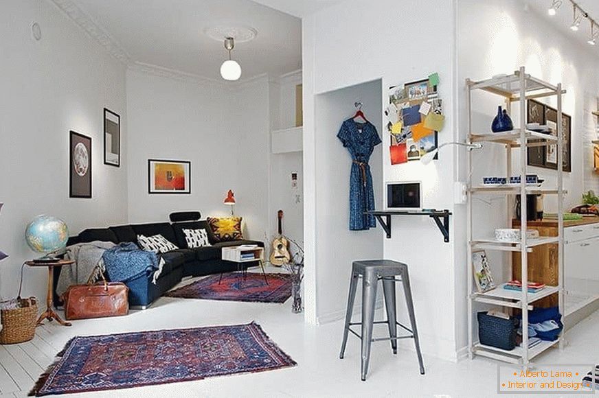 Design of a small apartment - interior ideas (photo)