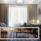 Design of one-room apartment p-44t