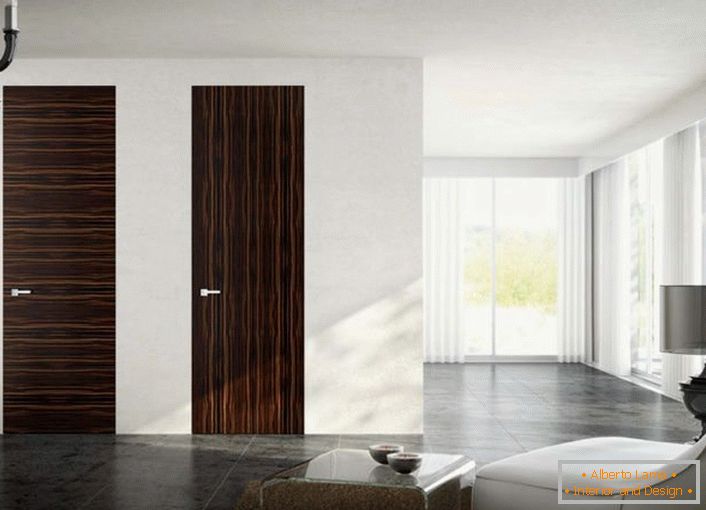 Design of modern apartment interior and trend towards