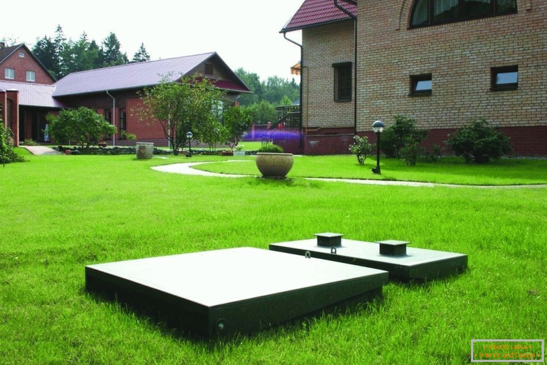 Design of the plot 8 hectare: schemes and layouts