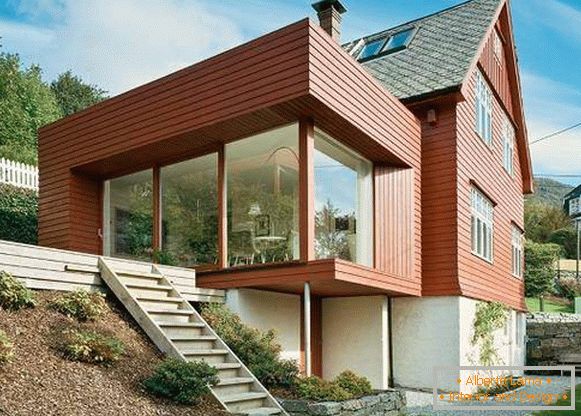 Houses in high-tech style - 25 photos of facades from the